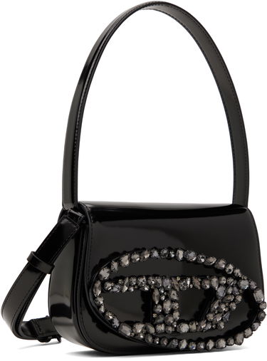 Дамска чанта Diesel Diesel 1DR Crystal-Embellished Shoulder Bag Черно | X08396 P8036, 1