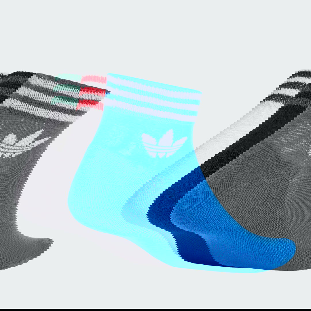 Чорапи adidas Performance Trefoil Ankle Socks (3 Pairs) Синьо | JI9487, 0