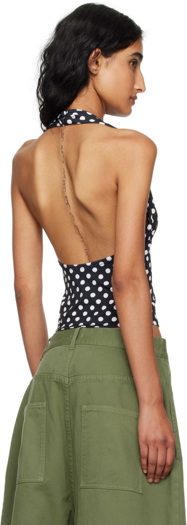 Потник Miaou Miaou Mathilde Polka Dot Halter Top Черно | 7189VISBWP, 2