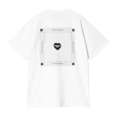 Тениска Carhartt WIP Heart Bandana T-Shirt Бяло | I033116_00A_06, 3