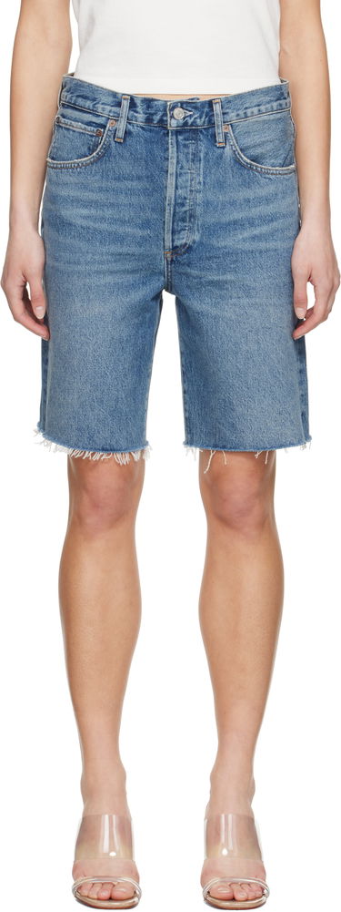 Къси панталони AGOLDE AGOLDE 90's Distressed Denim Shorts Синьо | A223B-1206, 0