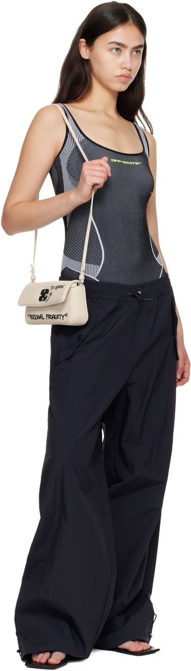 Чанта през рамо Off-White Jitney Shoulder 0.7 Quote Bag Бежово | OWNN18BC99LEA0010410, 3