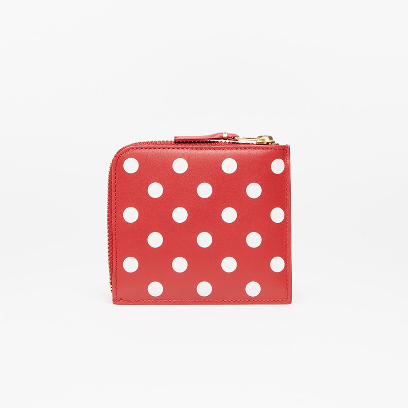 Портфейл Comme des Garçons Polka Dots Printed Red Червено | SA3100PD red