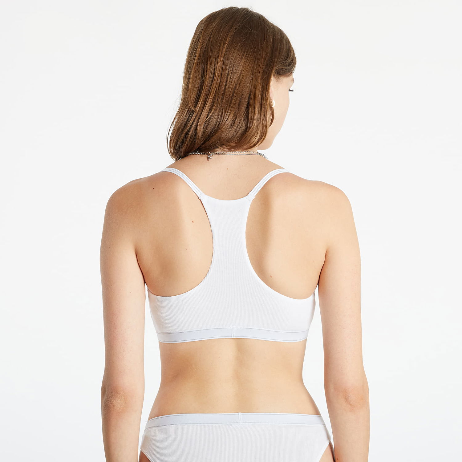 Сутиен CALVIN KLEIN Unlined Bralette Бяло | QF6438E 100, 1