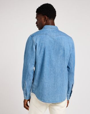 Риза Lee Regular Fit Western Denim Shirt Синьо | 112349983