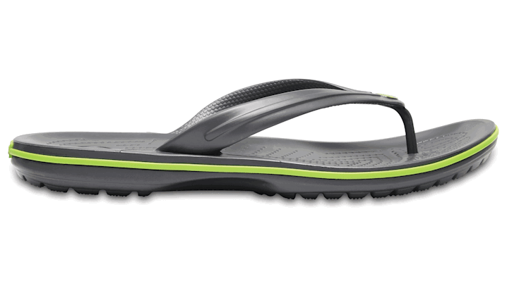Кецове и обувки Crocs Crocband™ Flips Зелено | 11033-0A1, 0