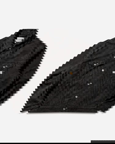 Яке Carhartt WIP Everson Garment Dyed Trucker Jacket Черно | I036266 3HVGD, 0