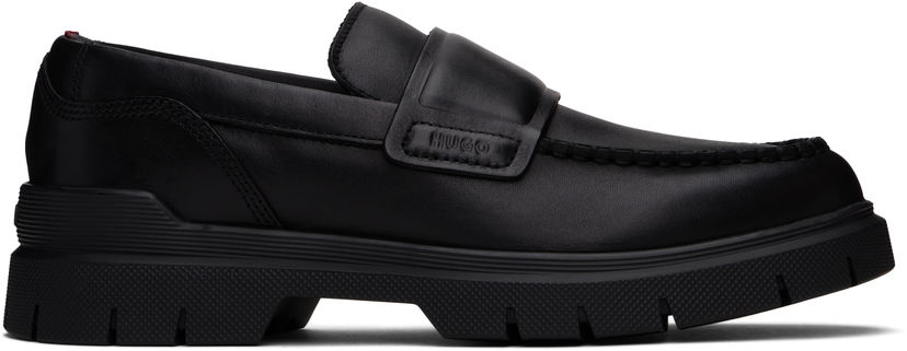Кецове и обувки BOSS Hugo Double Stitching Loafers Черно | 50536158
