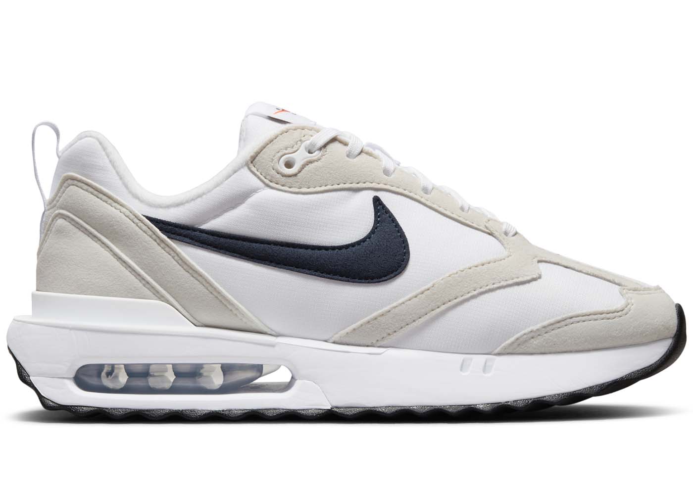 Кецове и обувки Nike Air Max Dawn White Midnight Navy W Сиво | DH5131-100, 0