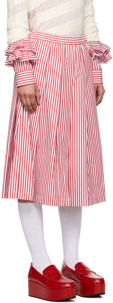 Пола Comme des Garçons Comme des Garçons Girl Striped Midi Skirt Многоцветен | NM-S006-051, 4