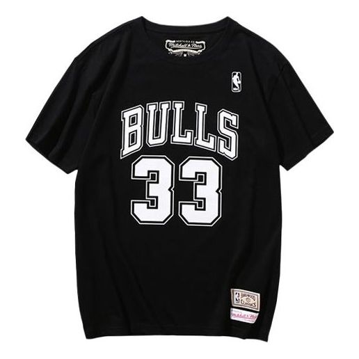Тениска Mitchell & Ness Mitchell & Ness NBA Chicago Bulls Pippen 33 T-Shirt Черно | MN13S18-SPI, 0