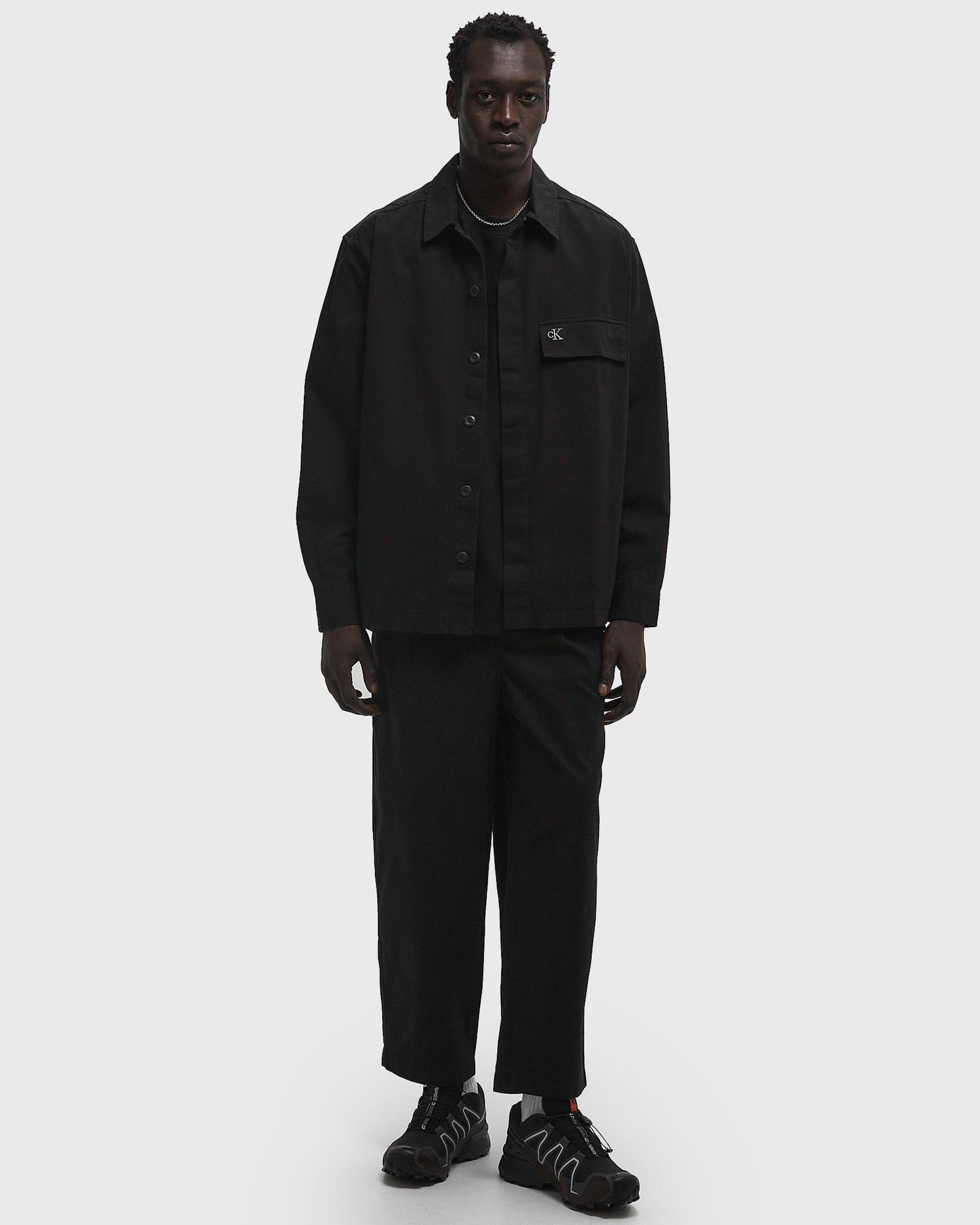 Панталони CALVIN KLEIN Calvin Klein Jeans Cropped Pleat Pants Черно | J30J326733BEH, 1