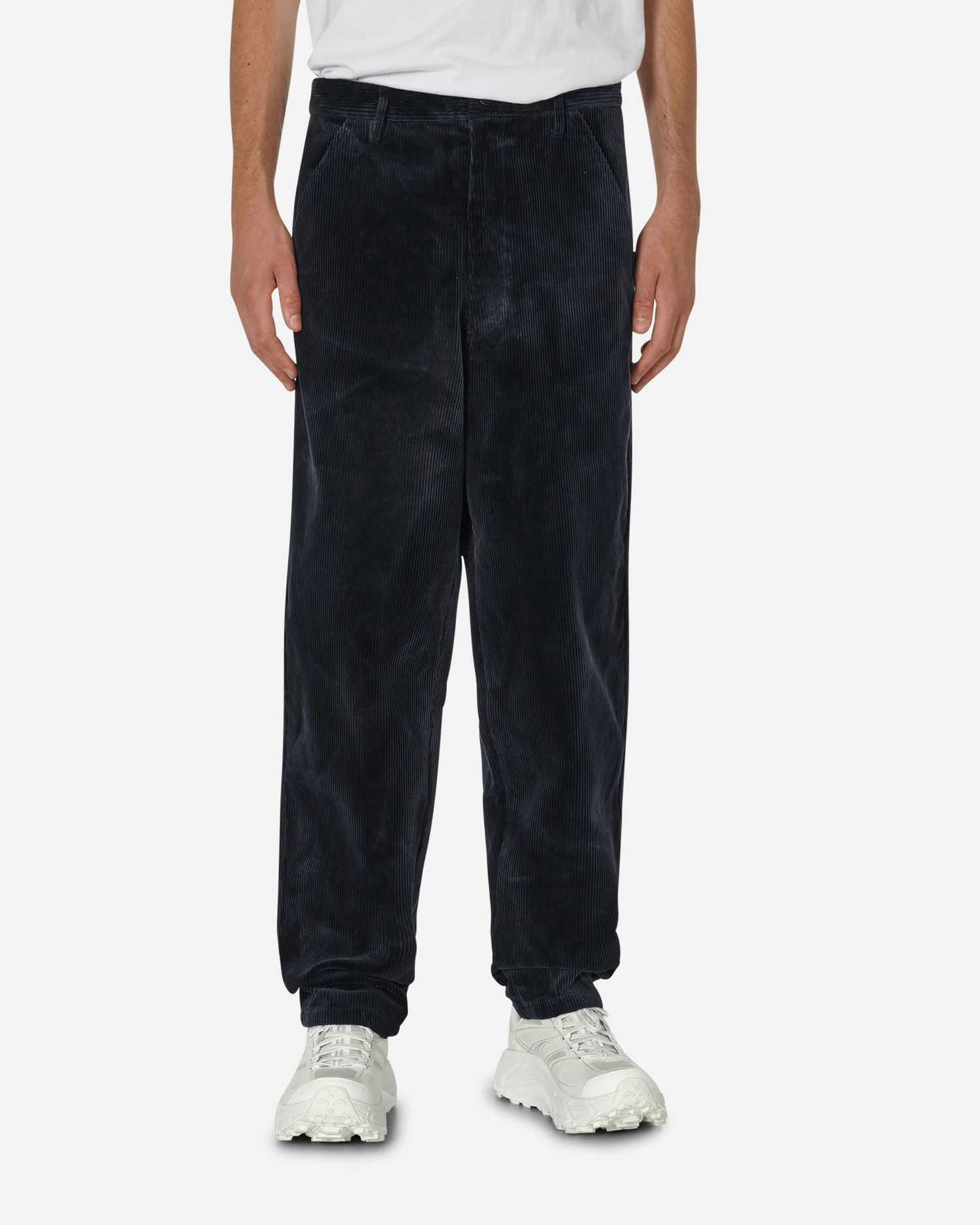 Панталони Comme des Garçons Overdyed Corduroy Pants Тъмно синьо | FL-P007-W23  1, 1