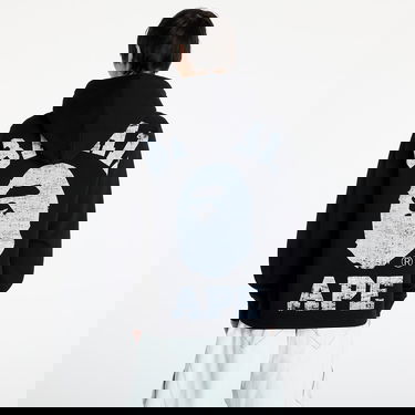 Суитчър BAPE Over Print Full Zip Hoodie Черно | 001ZPK801002M BLK, 3