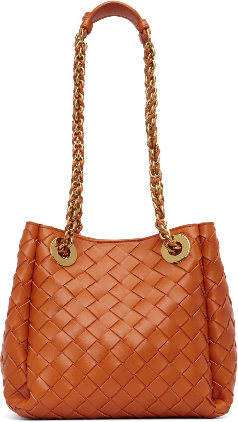 Дамска чанта Bottega Veneta Bottega Veneta Small Parachute Chain Bag Оранжево
 | 817175 V4SC5