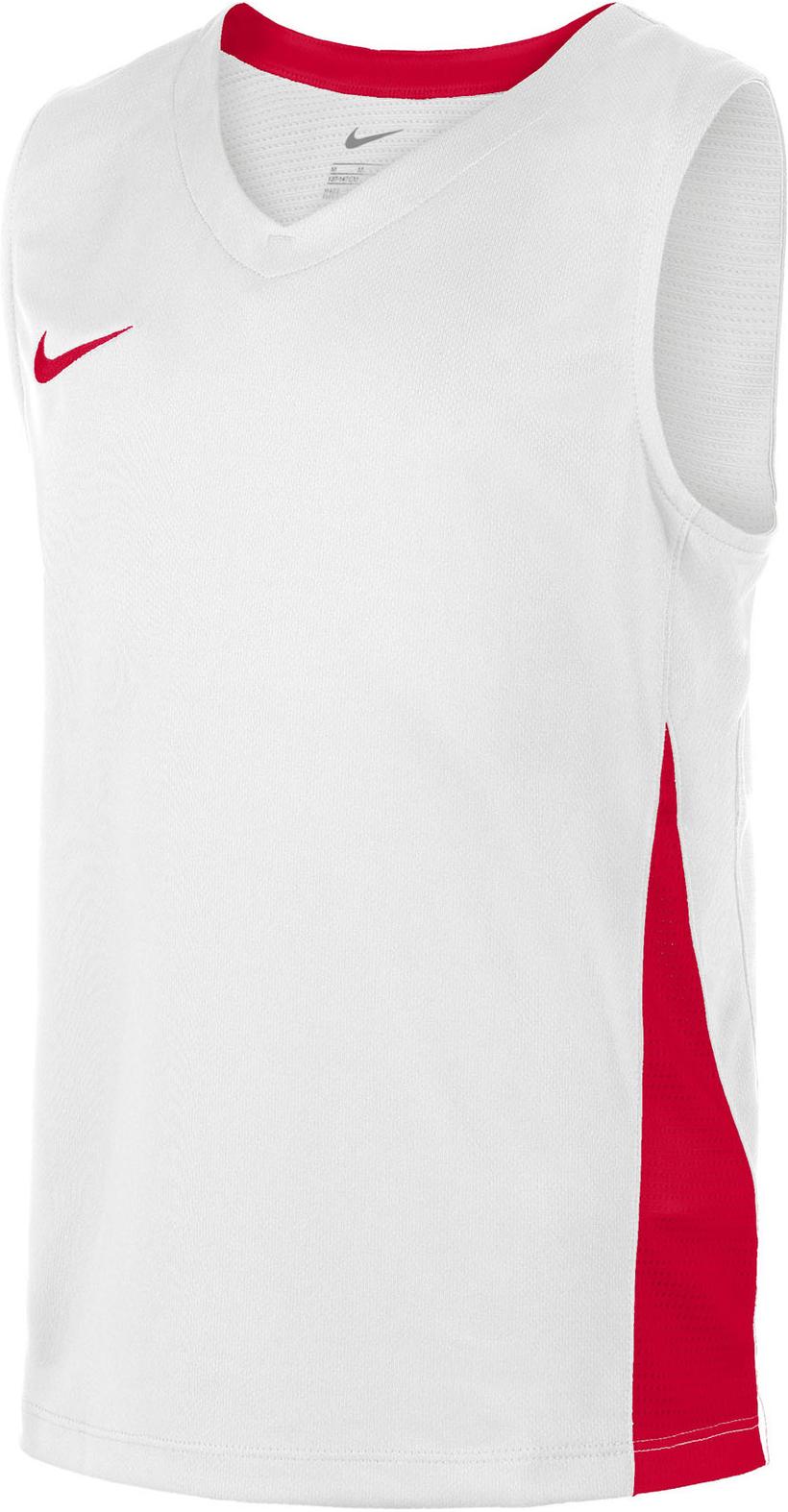 Фланелка Nike Team Basketball Stock Sleeveless V-Neck Jersey Бяло | nt0200-103