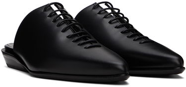 Облекло Ann Demeulemeester Ann Demeulemeester River Lace-Up Mules Черно | 2401-W-F22-LT011-099, 3