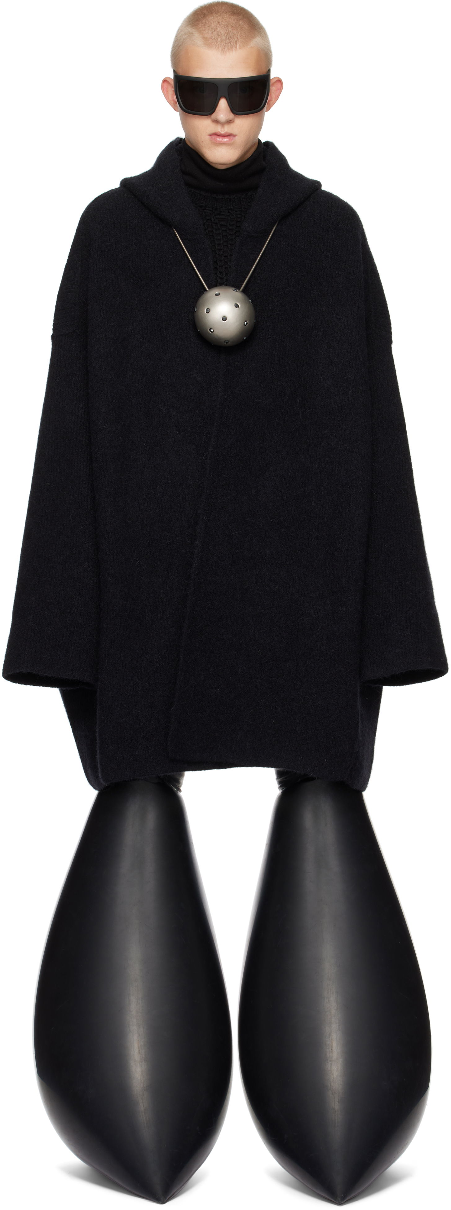 Суитчър Rick Owens Jumbo Hooded Hoodie Черно | RR02D6698 KWP, 0