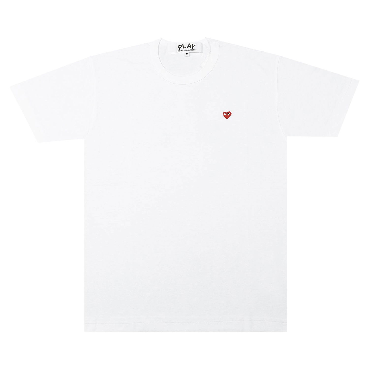 Тениска Comme des Garçons PLAY Small Heart T-Shirt Бяло | AZ T304 051 2, 1