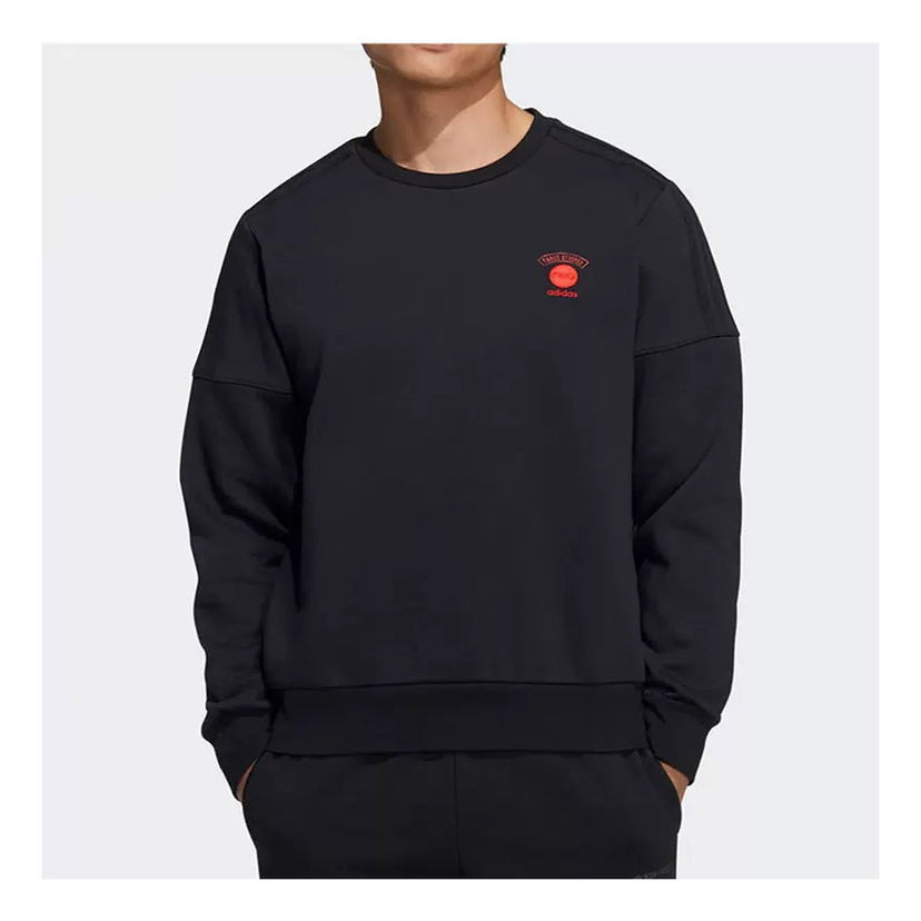 Пуловер adidas Originals Round Neck Pullover Черно | HC9690