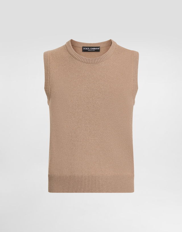 Dolce & Gabbana Cashmere Sleeveless Sweater