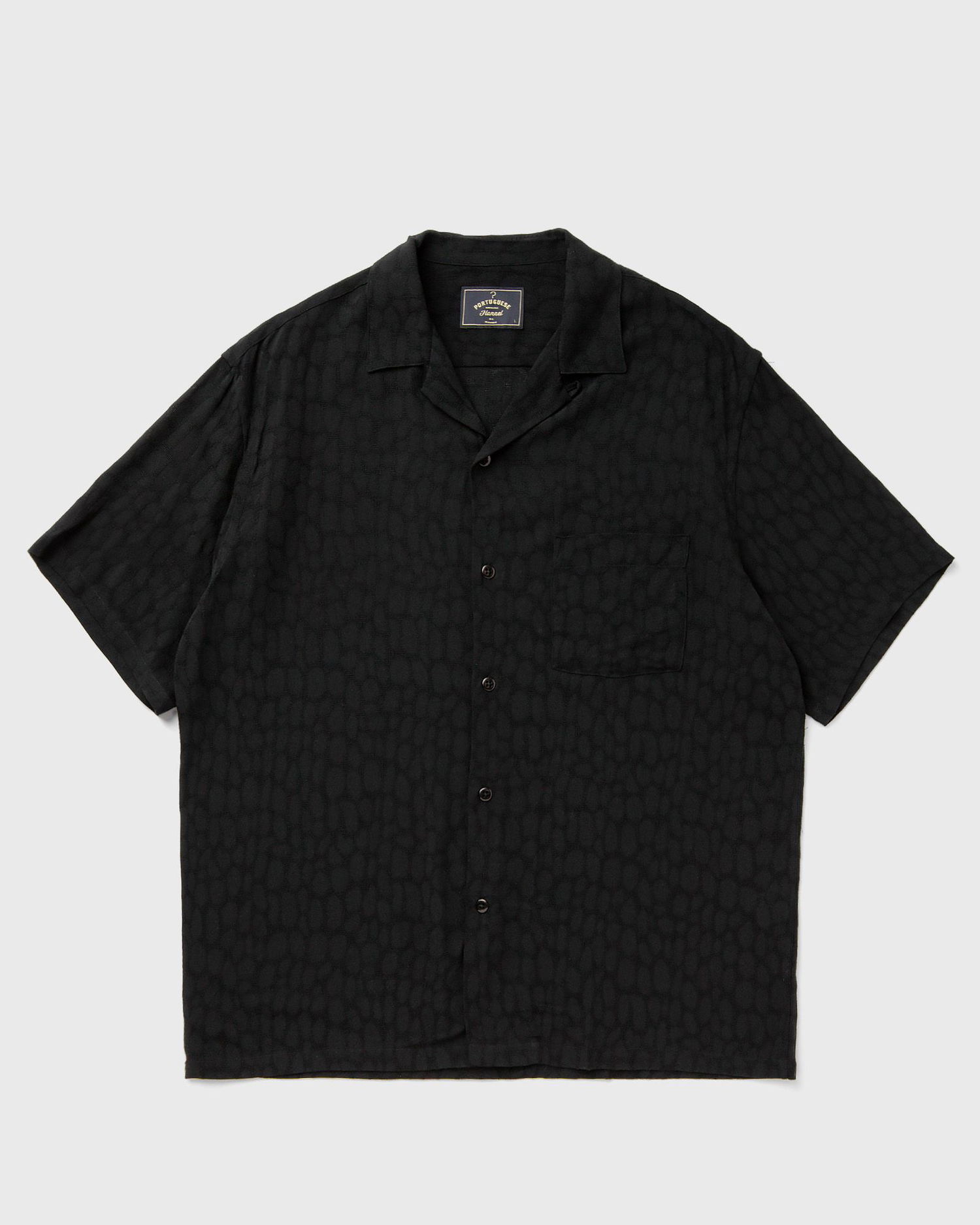 Риза Portuguese Flannel Black Cobra Modal Short Sleeve Shirt XXL Черно | SS24.0058-BLACK, 0