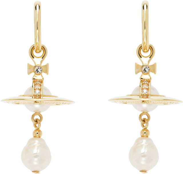 Vivienne Westwood Aleksa Pearl Drop Earrings