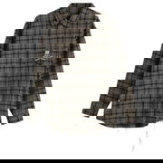 MASTERMIND WORLD Reversible Raw Edge Plaid Shirt