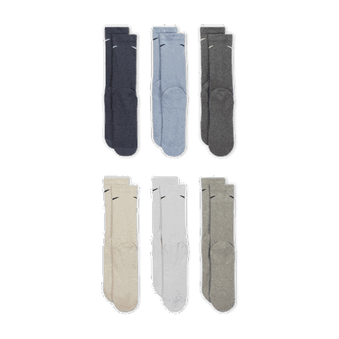 Чорапи Nike Everyday Plus Cushioned Training Socks (6 Pairs) Сиво | SX6897-901, 1