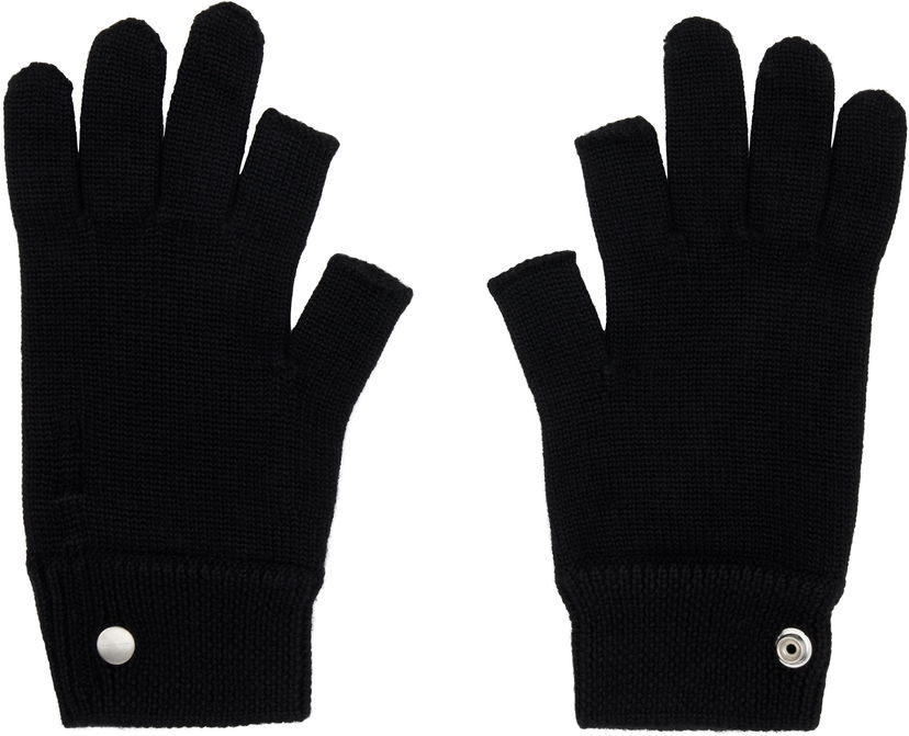 Ръкавици Rick Owens Rick Owens Concordians Touchscreen Gloves Черно | RU02E1492 WS