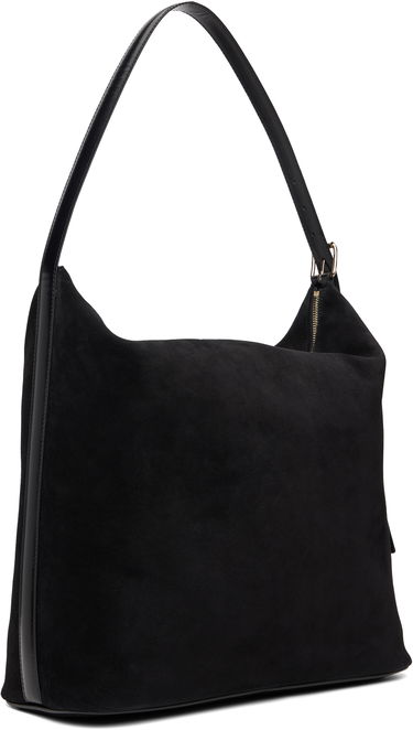 Чанта през рамо A.P.C. Vera Maxi Suede Hobo Bag Черно | PXCAL-F67029, 2