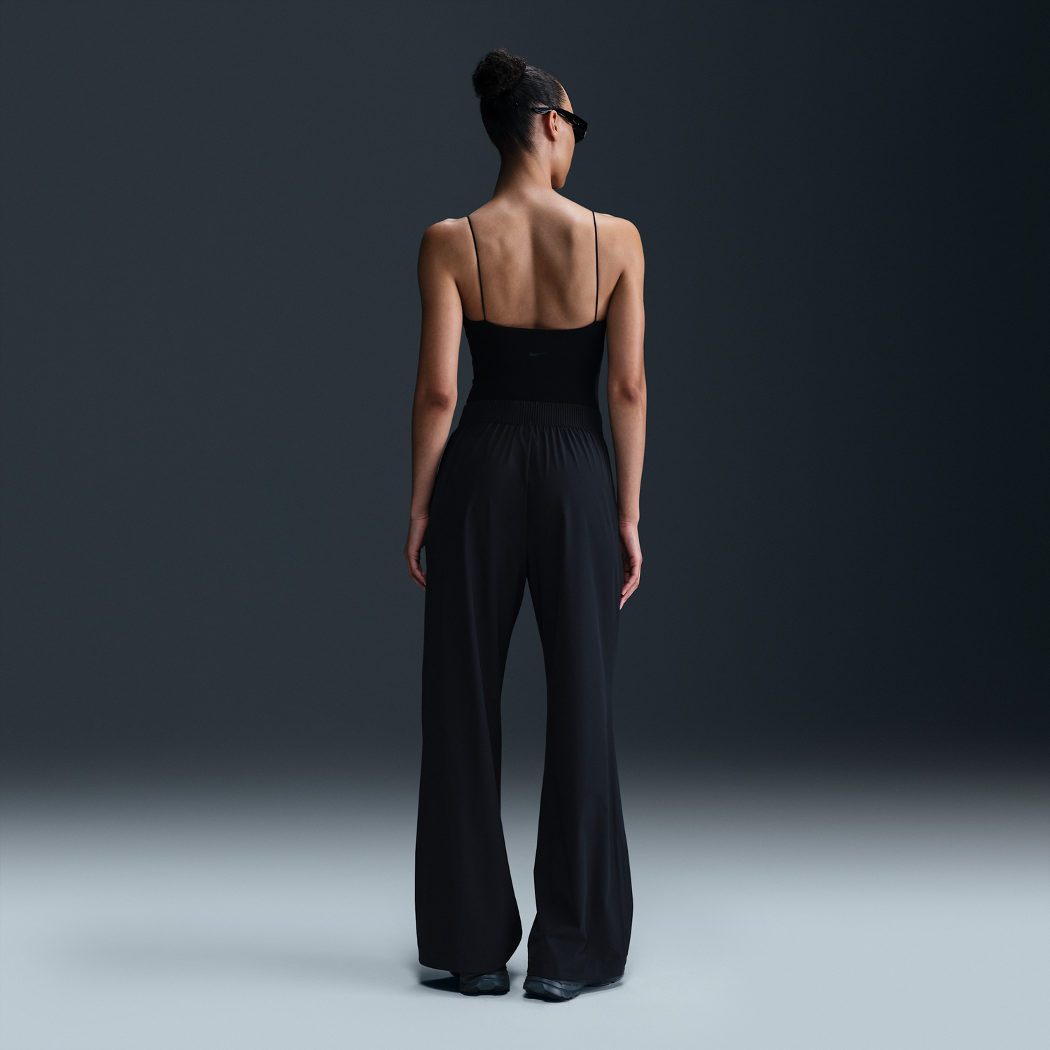Панталони Nike Dri-FIT 24.7 PerfectStretch High-Waisted Wide-Leg Pants Черно | HM8389-010, 1
