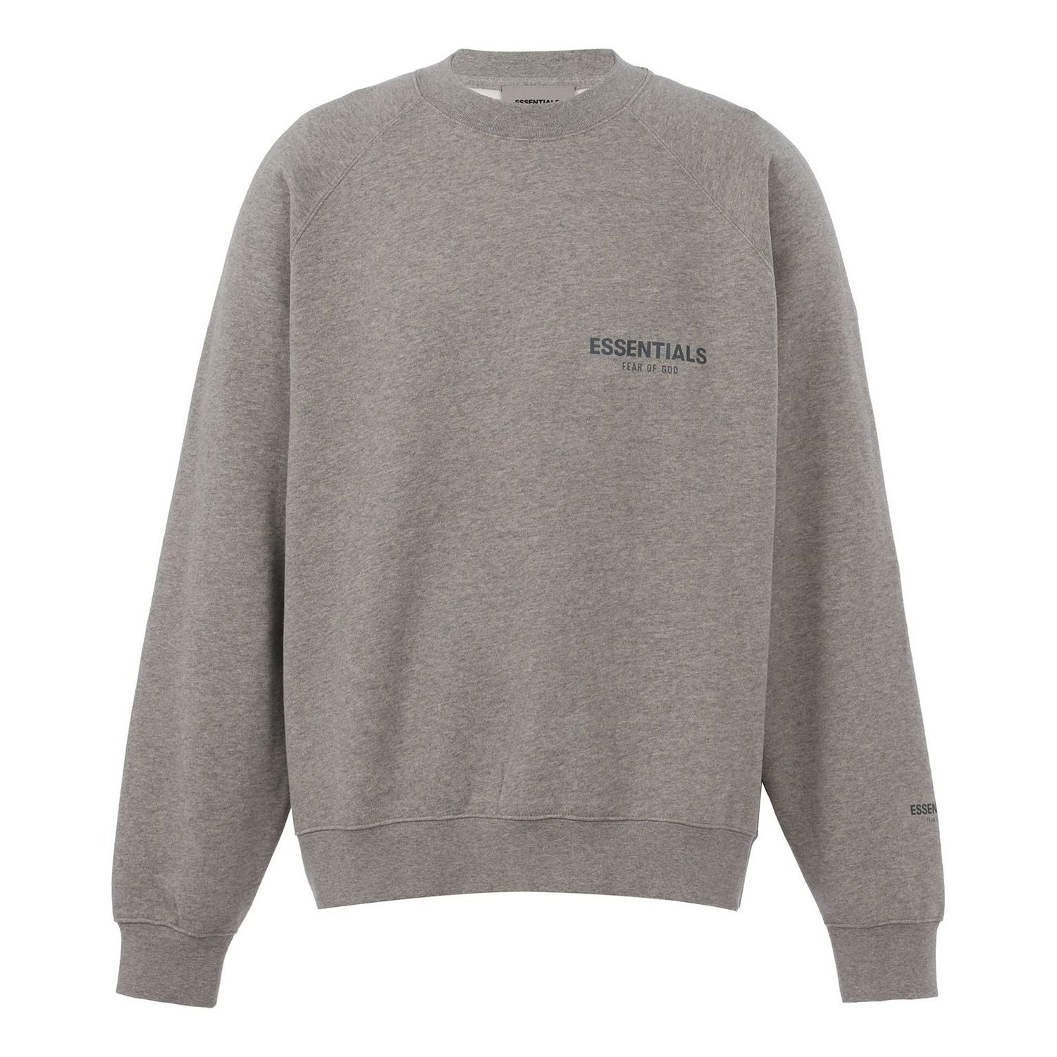 Пуловер Fear of God Essentials Pullover Crewneck Sweatshirt Сиво | FOG-FW21-369, 0
