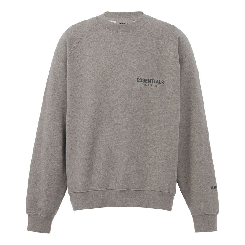 Пуловер Fear of God Essentials Pullover Crewneck Sweatshirt Сиво | FOG-FW21-369