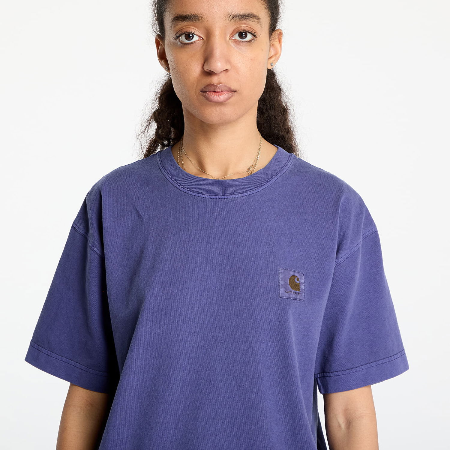 Тениска Carhartt WIP Short Sleeve T-Shirt Лилаво | I030780_2BZ_GD, 0