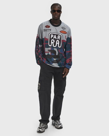 Тениска By Parra Dirt Jumper Graphic Long Sleeve T-Shirt Сиво | 54135, 2