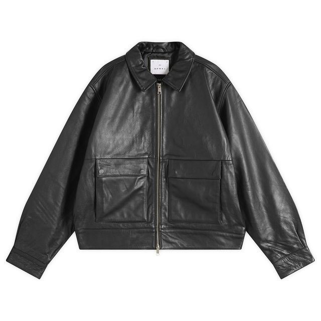 Dogma Leather Jacket, Size Large