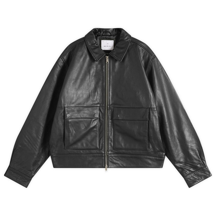 Яке EDWIN Dogma Leather Jacket, Size Large Черно | I035716-8900