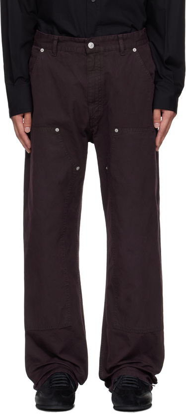 Карго панталони Maison Margiela MM6 Maison Margiela 5-Pocket Carpenter Pants Лилаво | SH2LA0044 S78548, 0