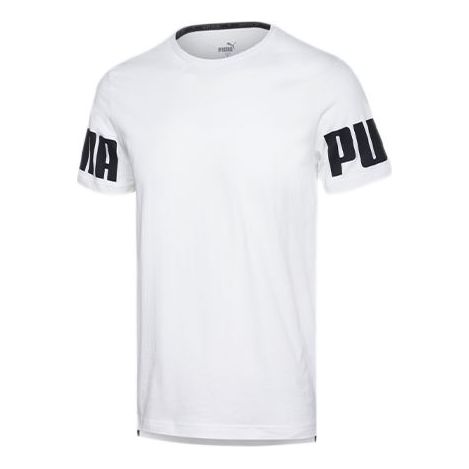 Тениска Puma Rebel Cuff Printing Short Sleeve T-Shirt Бяло | 584744-57