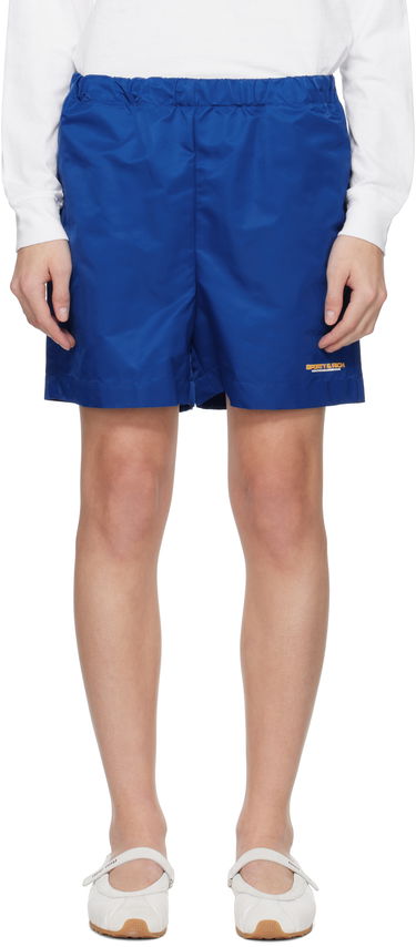 Къси панталони Sporty & Rich Sporty & Rich Bold Health Nylon Shorts Синьо | SH032622324BL67, 0