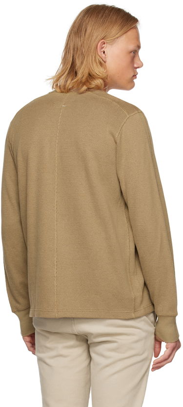 Пуловер rag & bone Collin Henley Shirt Кафяво | MBC22HT025JQ25, 2