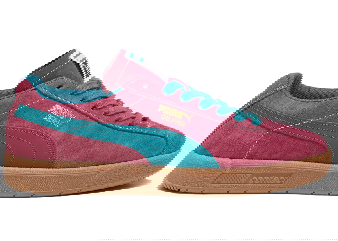 Кецове и обувки Puma Delphin "Dark Jasper Gold" Червено | 390685-07, 0