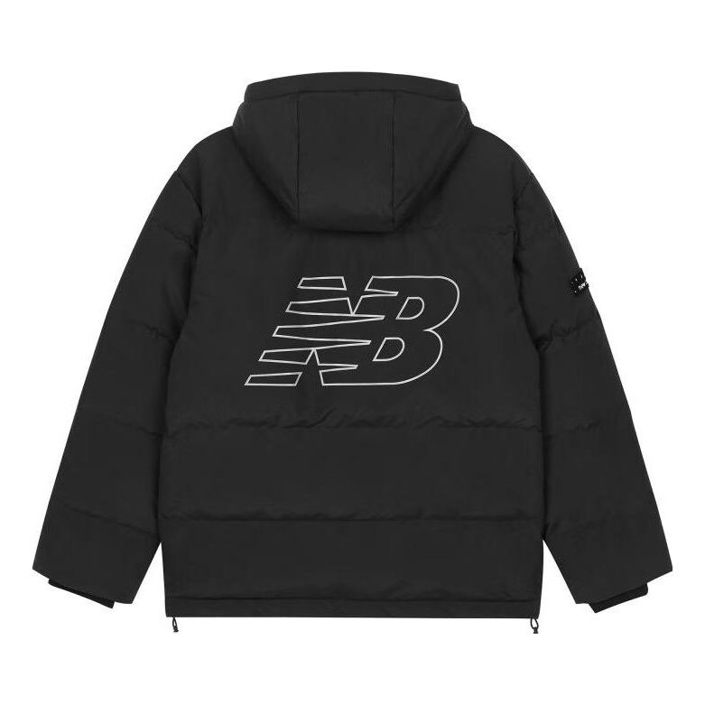 Пухо яке New Balance Logo Winter Down Jacket Черно | AMJ33339-BK