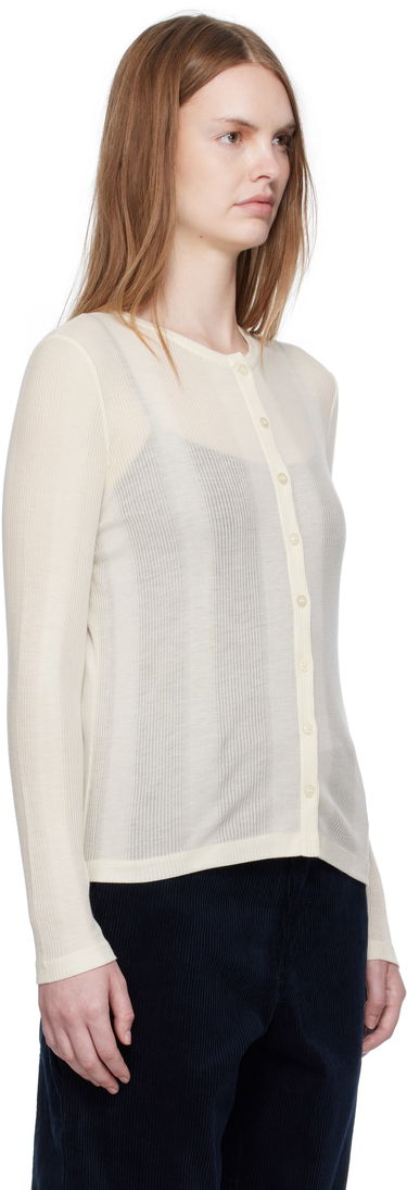 Пуловер A.P.C. A.P.C. Lorie Button Cardigan Бежово | LYAAW-F22331, 1