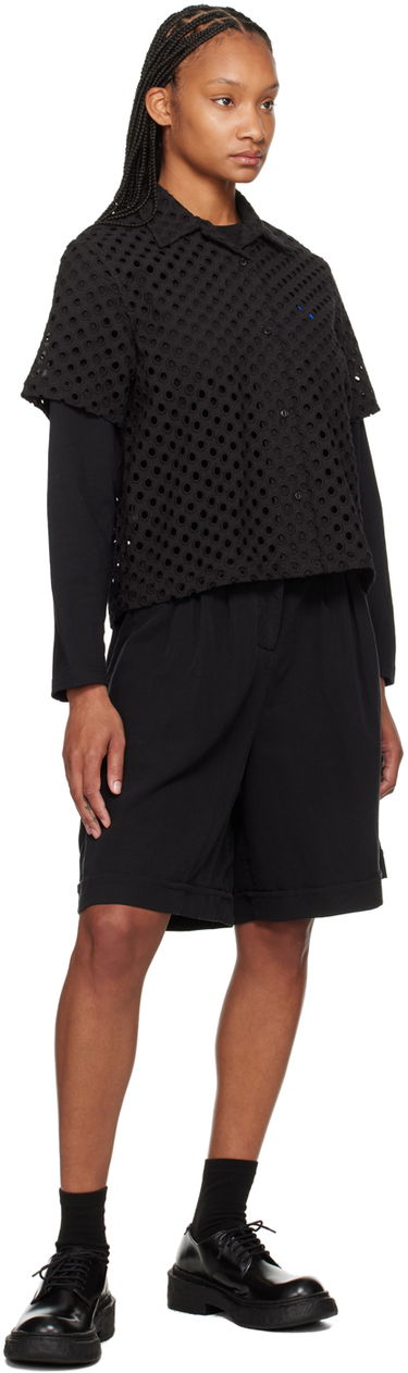 Къси панталони YMC Long Walking Shorts Черно | Q9WAA, 3
