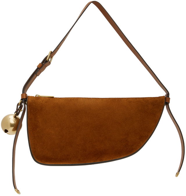 Brown Small Shield Sling Bag