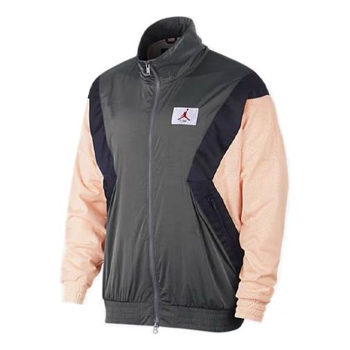 Ветровка Jordan Jordan Flight Casual Long Sleeve Stand Collar Jacket Зелено | AO0556-272