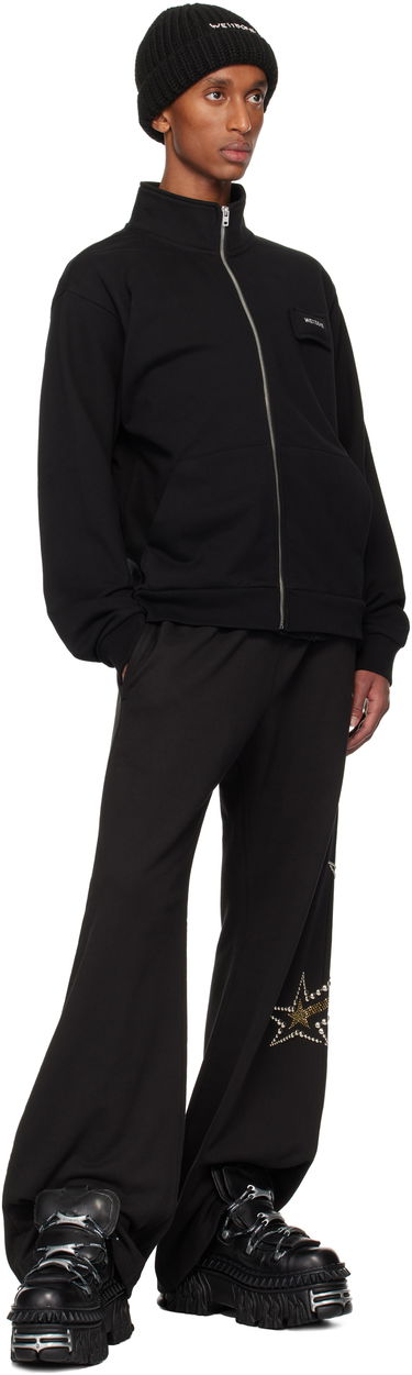 Суитчър We11done Pillow Logo High-Neck Jacket Черно | WD-TJ3-24-827-U-BK, 3