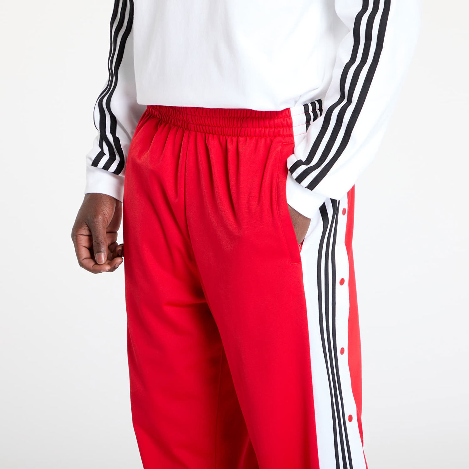 Спортни панталони adidas Originals Adibreak Tracksuit Bottoms Червено | KA0722, 1